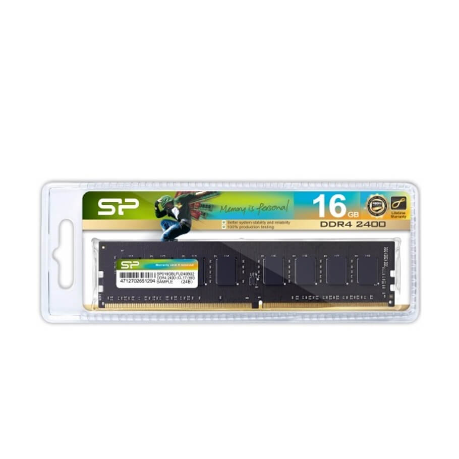 RAM PC Silicon Power DDR4-2400 CL19 UDIMM 16GB